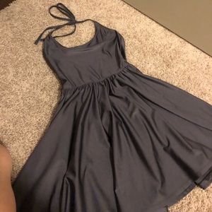 Gray American Apparel Skater Dress